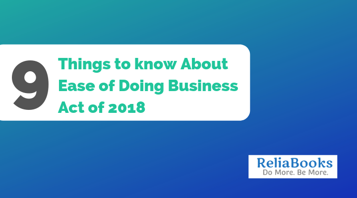Ease of Doing Business Act of 2018