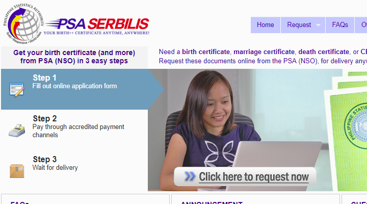 get birth certificate online