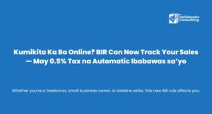 BIR Revenue Regulation 05-2025: Automatic 0.5% tax deduction for online sellers and freelancers explained.