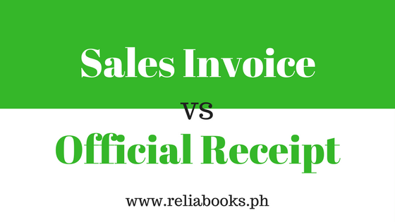Sales Invoice and Official Receipt
